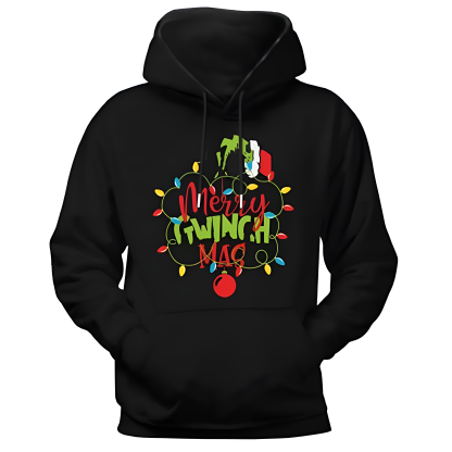 Funny Christmas Hooded Sweatshirt With Pockets