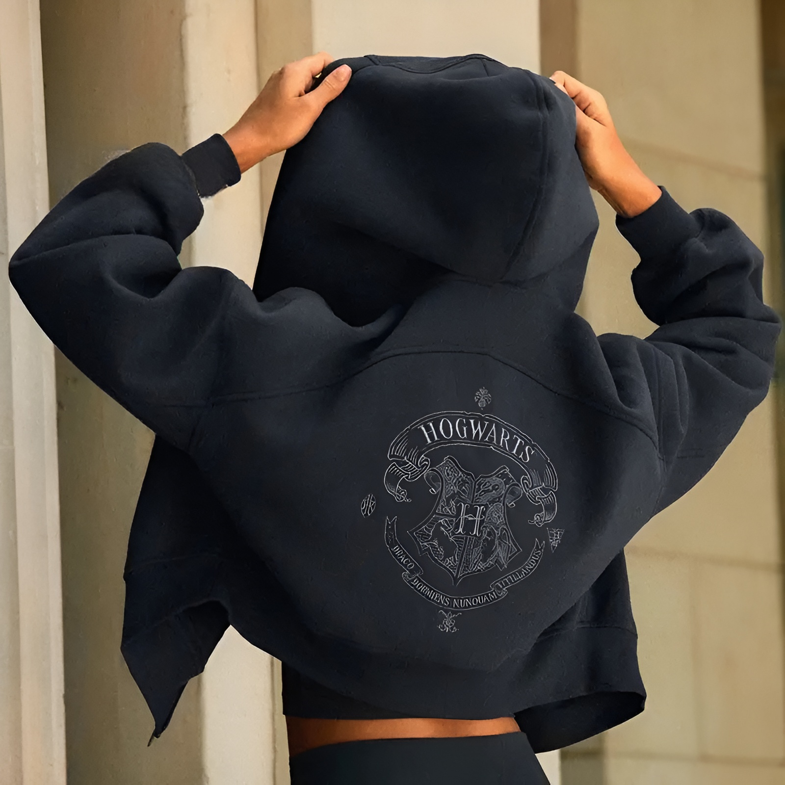 Everyday Fleece Soft Warm Lightweight Relaxed Fit Cropped Hoodie Sweatshirt