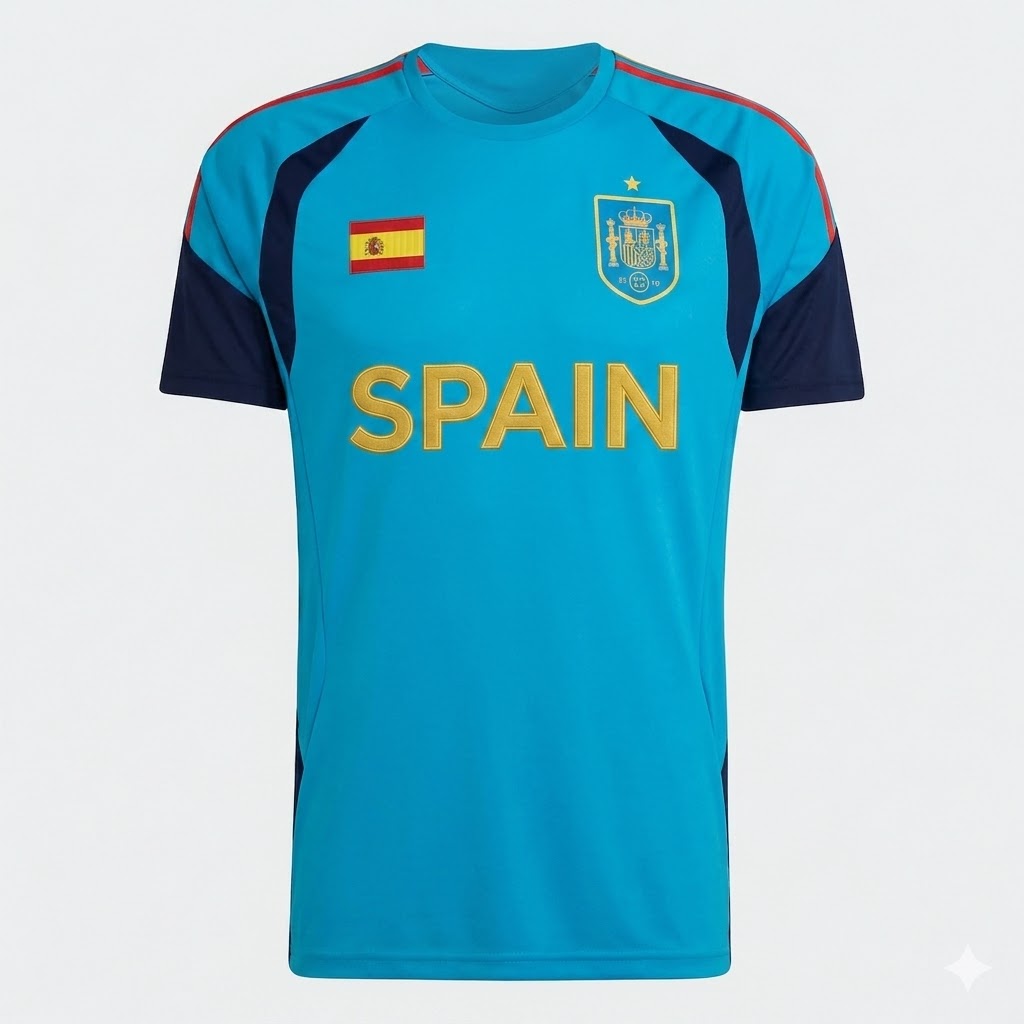 Spain 2026 Tiro Training Sports Jersey For Women