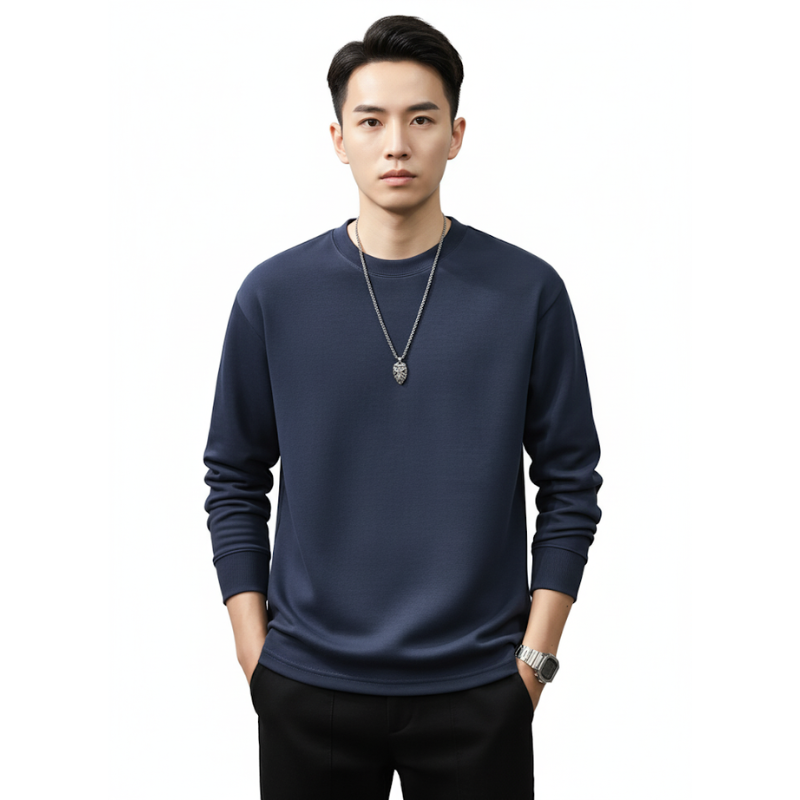 Men Heavyweight Long Sleeve  Sweatshirts