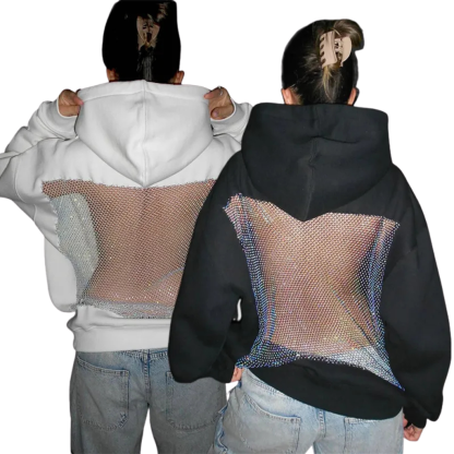 Long Backless Sleeve Hoodie For Women