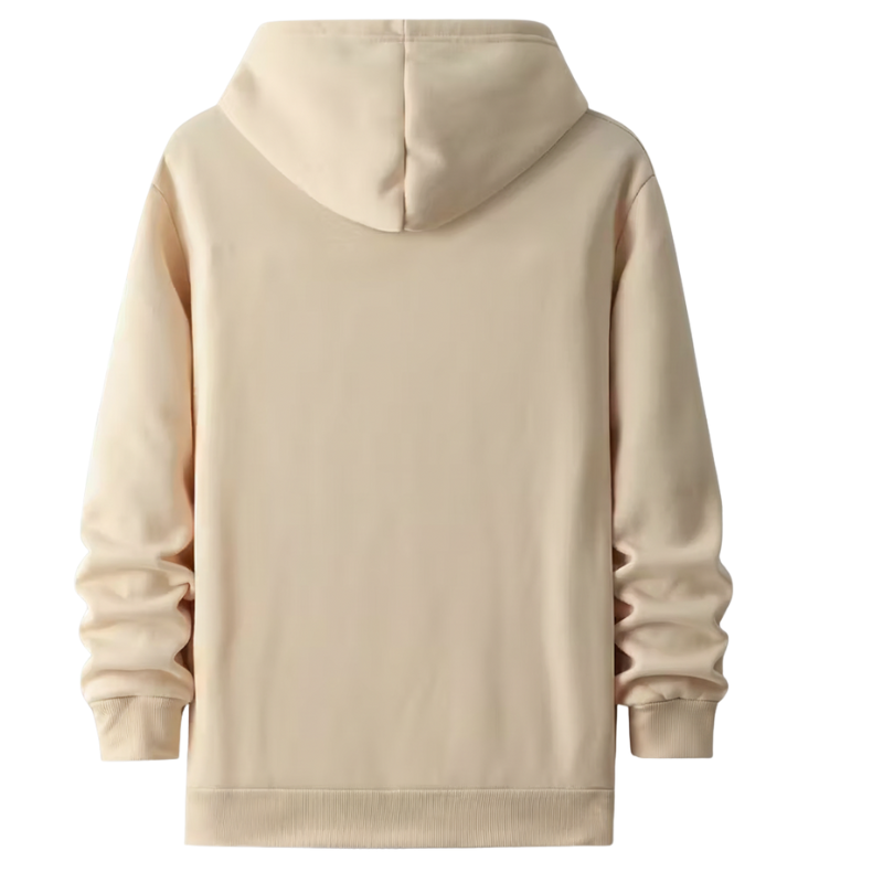 Men Fleece Hoodie With USA Flag Pattern