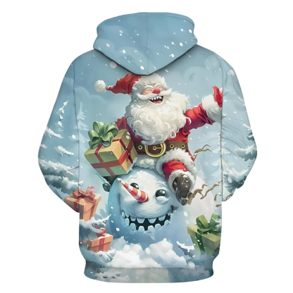 Funny Christmas Themed Pullover Hoodie