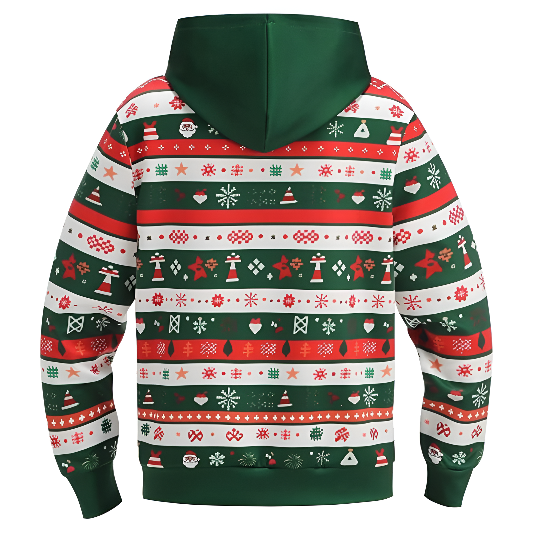 Ugly Christmas Reindeer 3D Graphic Print Hoodie For Kids