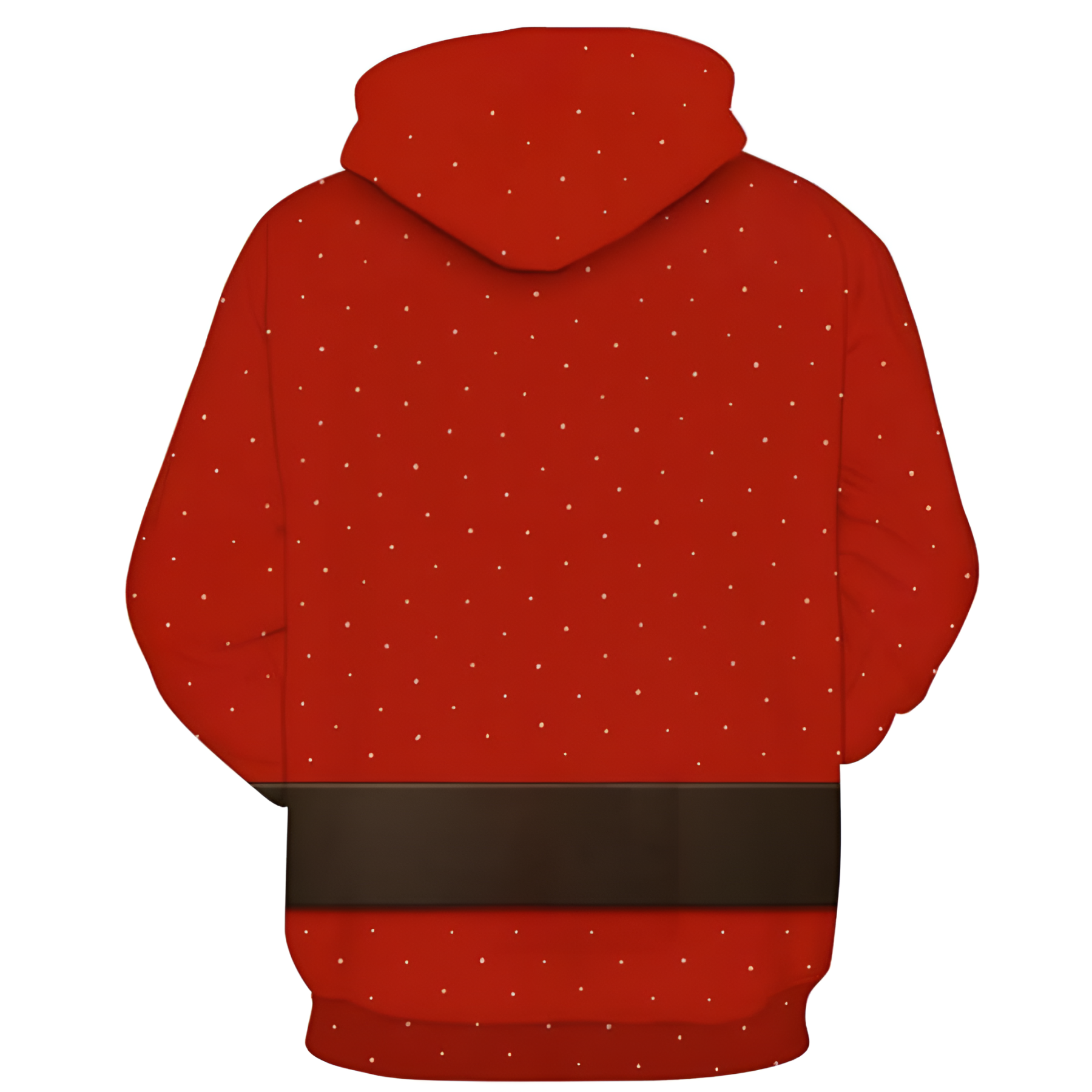 Novelty Long Sleeve Hoodie Funny Fashion Santa Claus Costume Graphic Sweatshirts