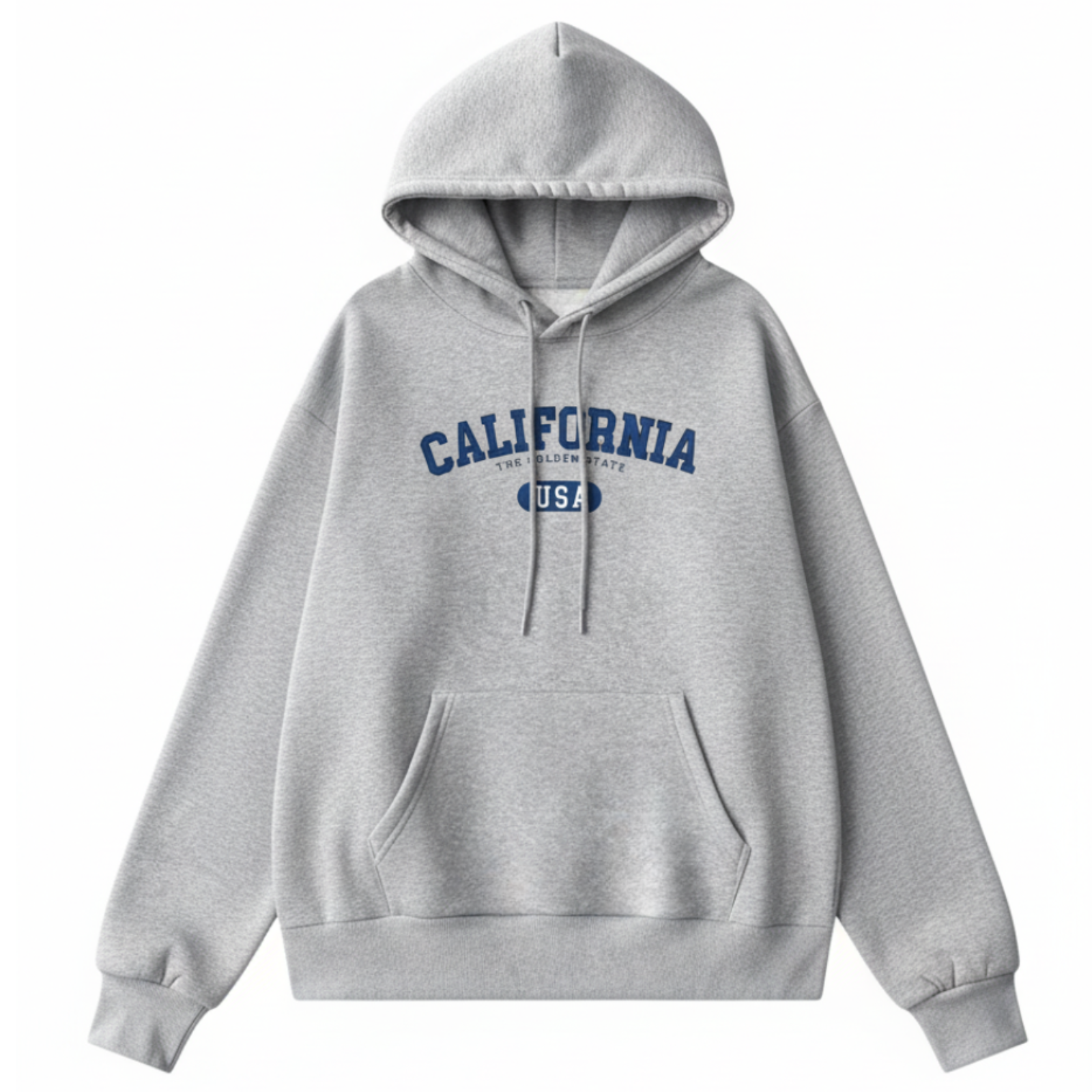 Men Casual Cozy Polyester Letter Print with Pockets Hoodie