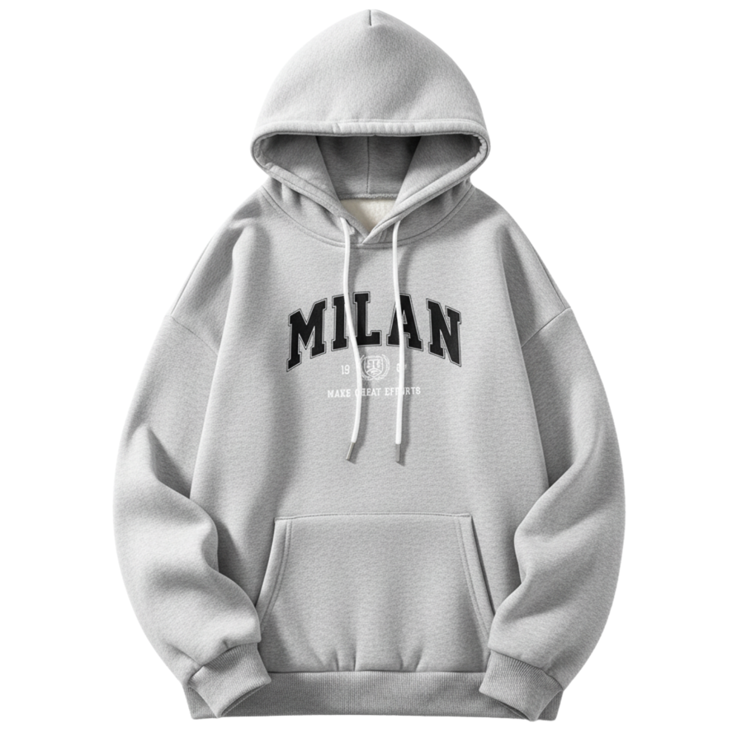 Men Fleece Lined Versatile Comfortable Hoodie