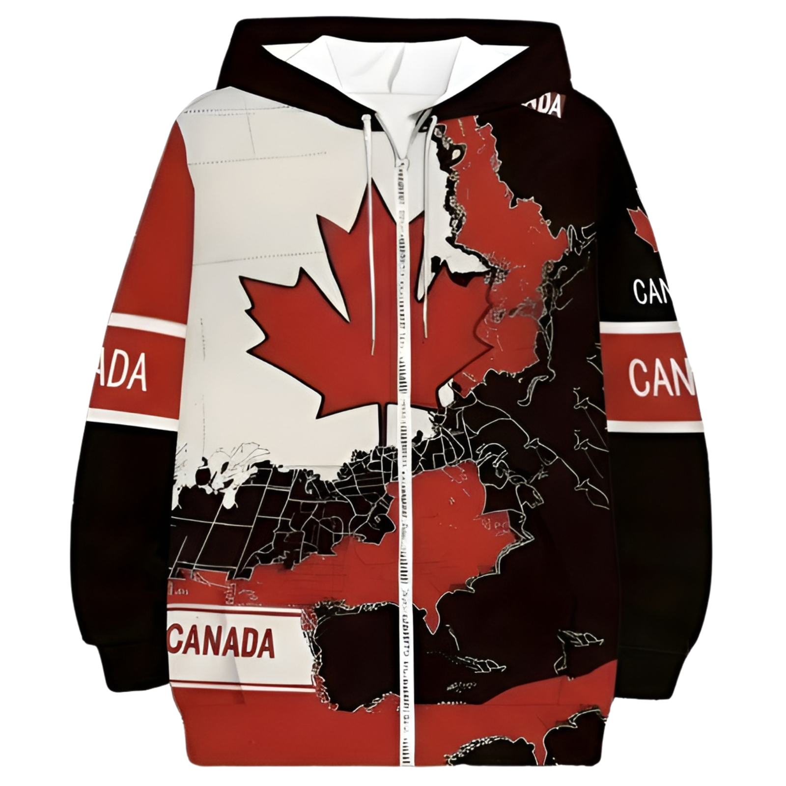 Men Full Zip Hoodie Jacket