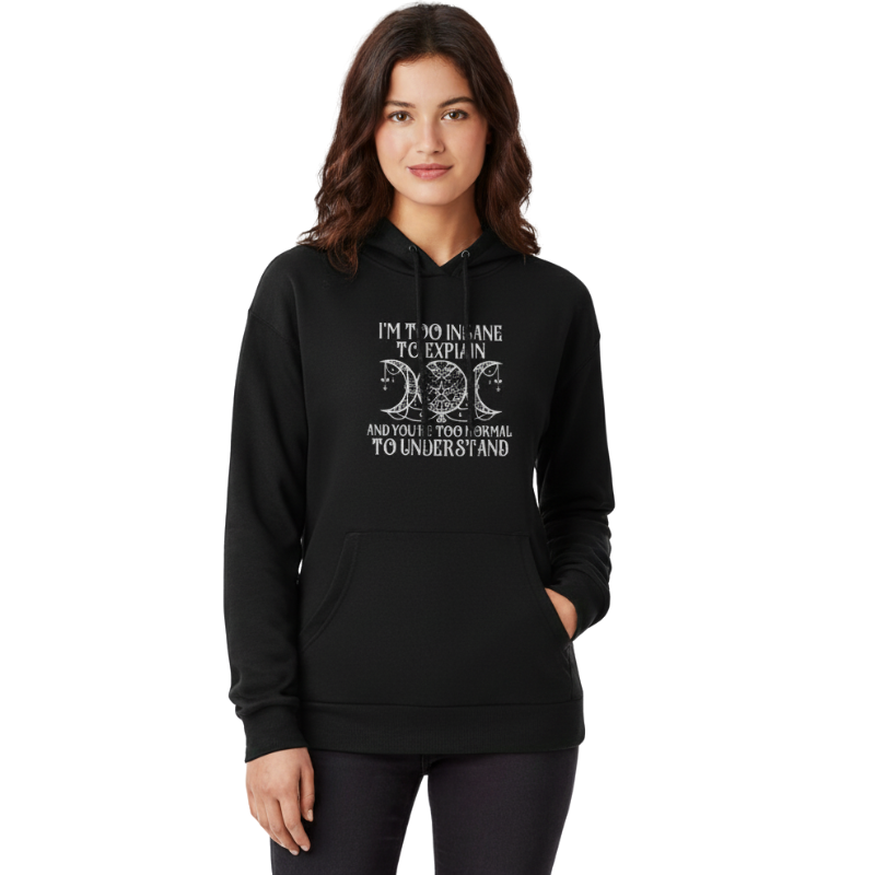 Casual Slogan Printed Hoodie For Women
