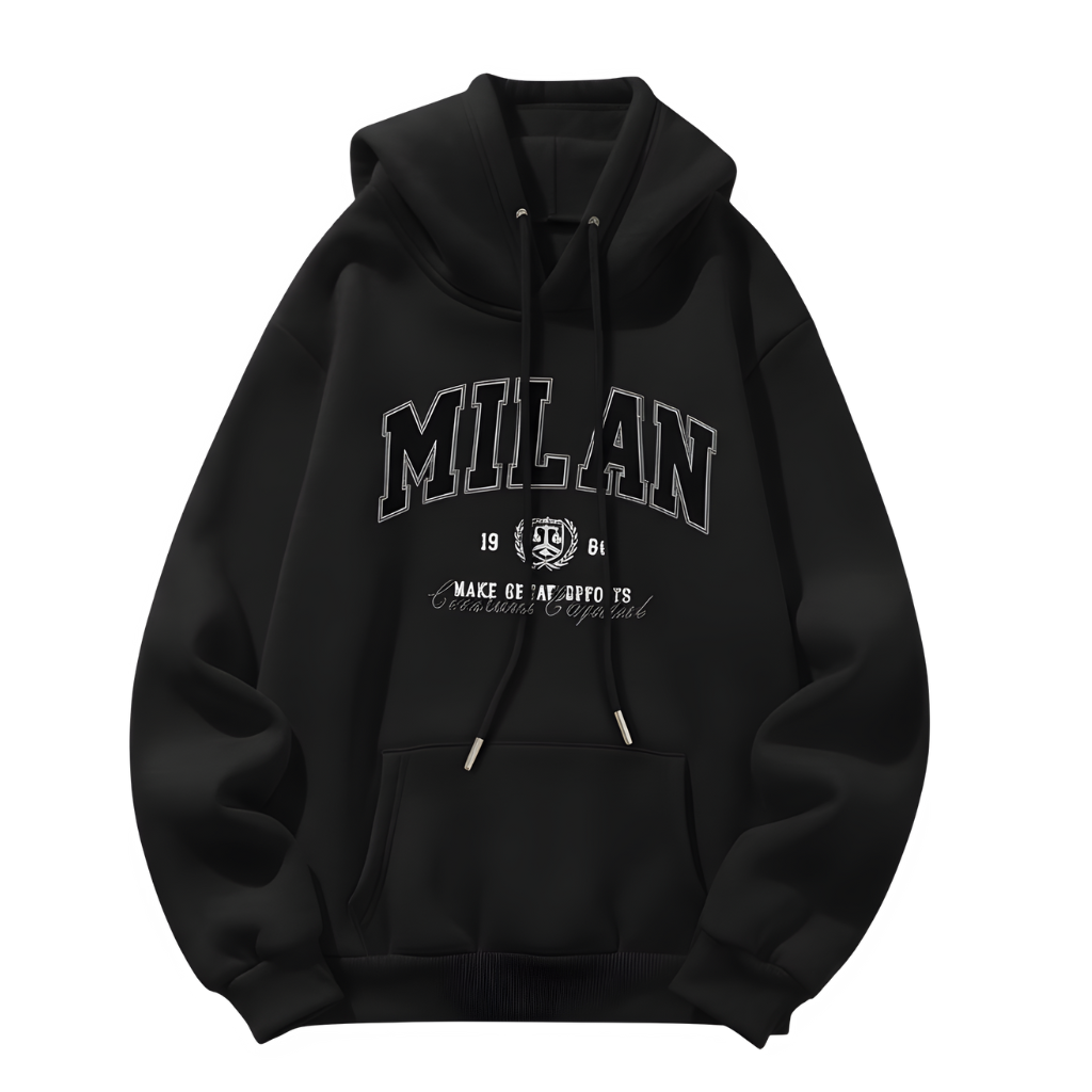 Fleece Lined Versatile Comfortable Hoodie For Men