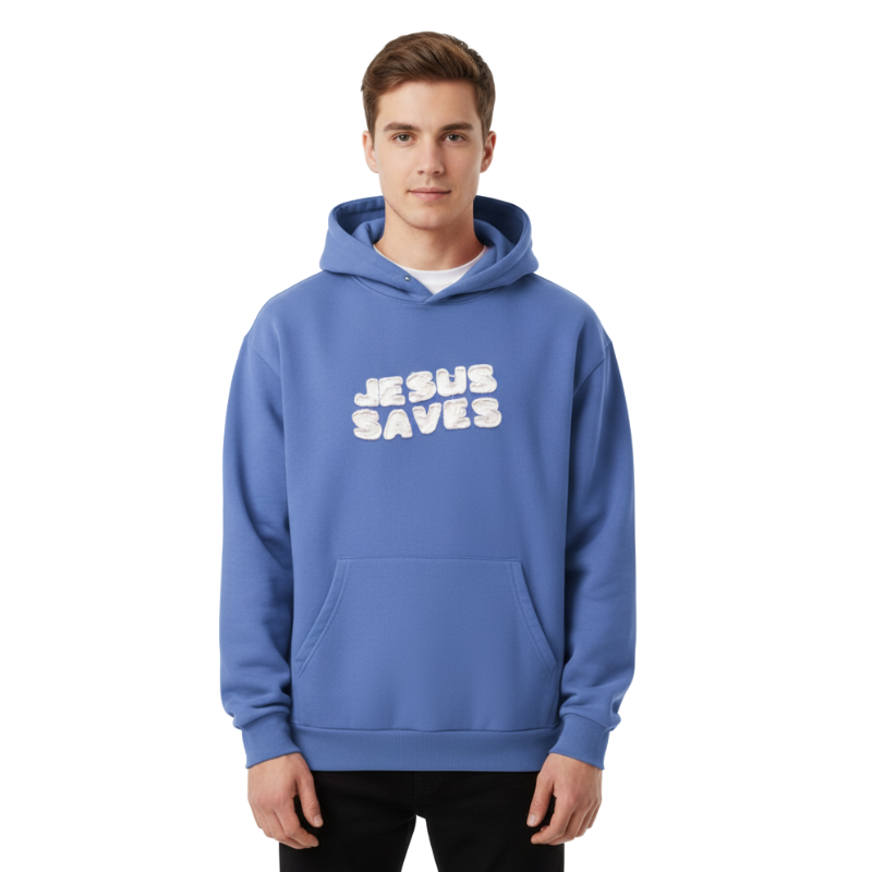 Jesus Saves Print Hoodie