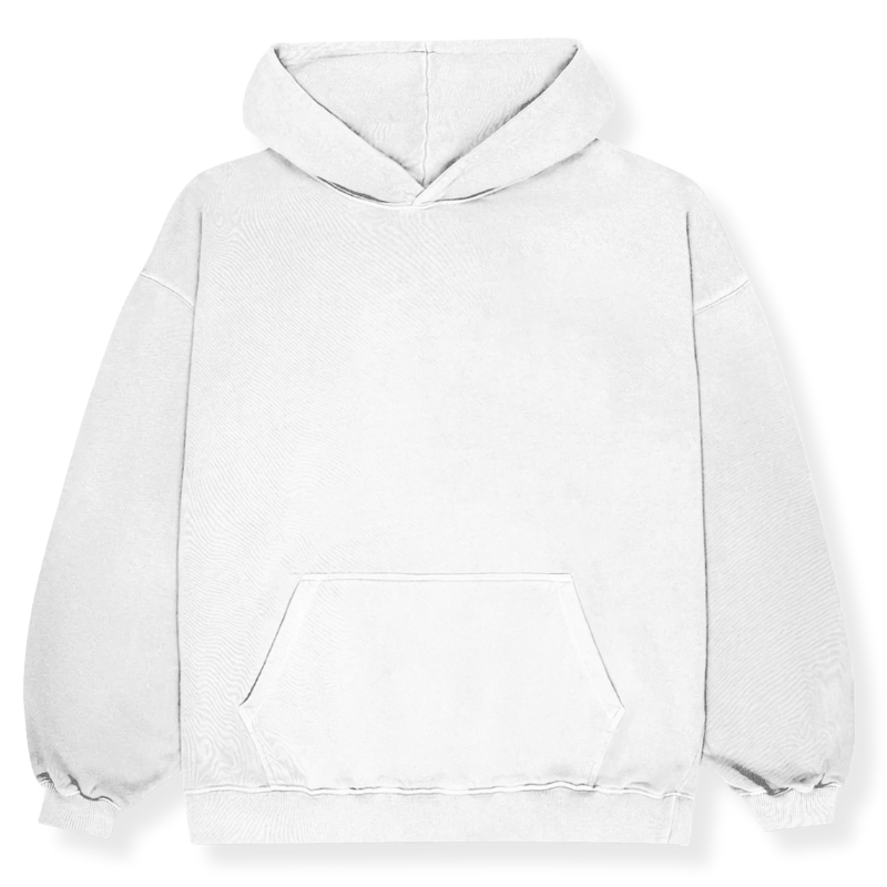 Made By Immigrants Print Oversized Hoodie