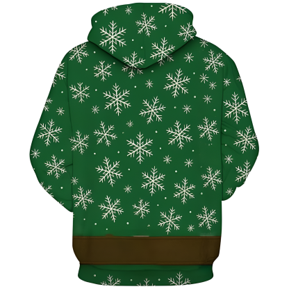 Novelty Long Sleeve Hoodie Funny Fashion Santa Claus Costume Graphic Sweatshirts