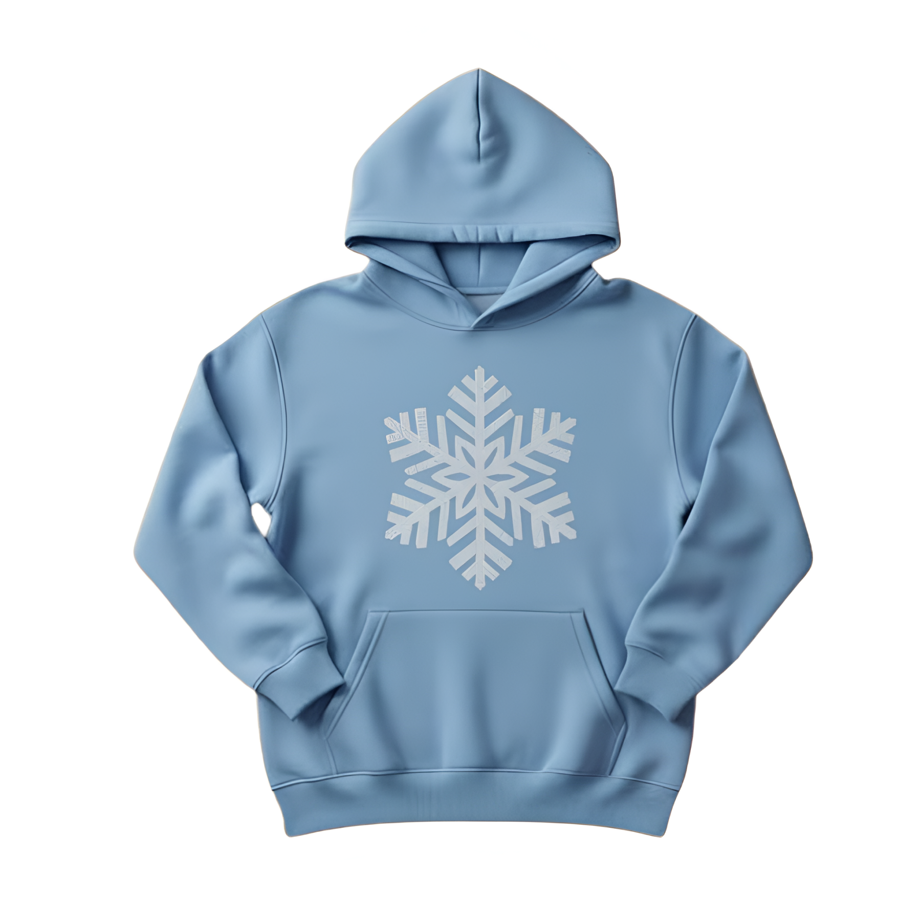 Christmas Snowflake Graphic Print Hoodie For Women