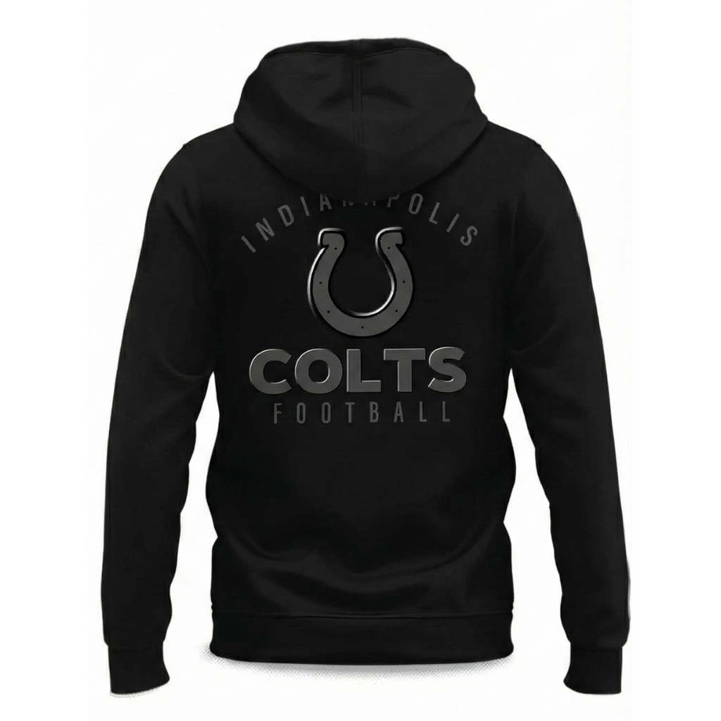 2025 Colts Back In Black Hoodie