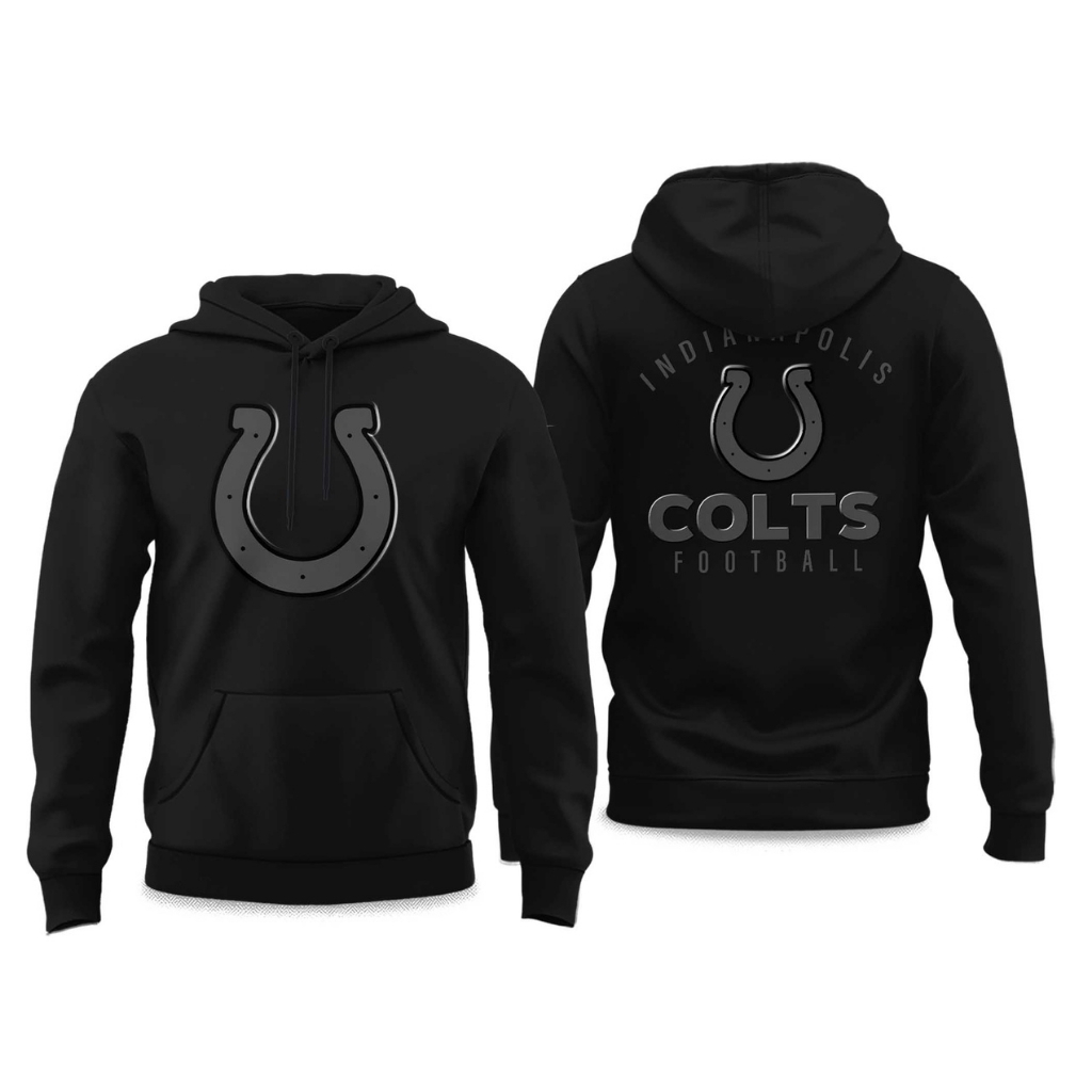 2025 Colts Back In Black Hoodie