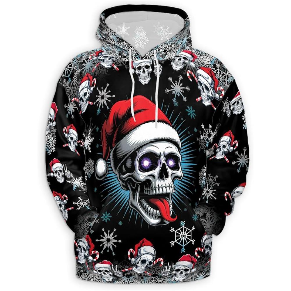 Christmas Santa Claus All Over Print Hoodie