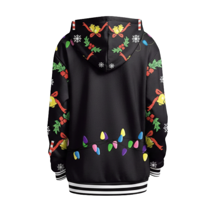 Christmas Snowman Graphic Print Hoodie For Kids