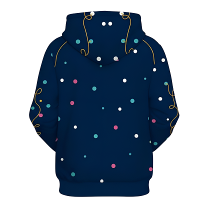 Ugly Christmas Reindeer 3D Graphic Print Hoodie For Kids