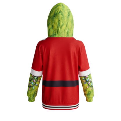 Christmas Snowman Graphic Print Hoodie For Kids