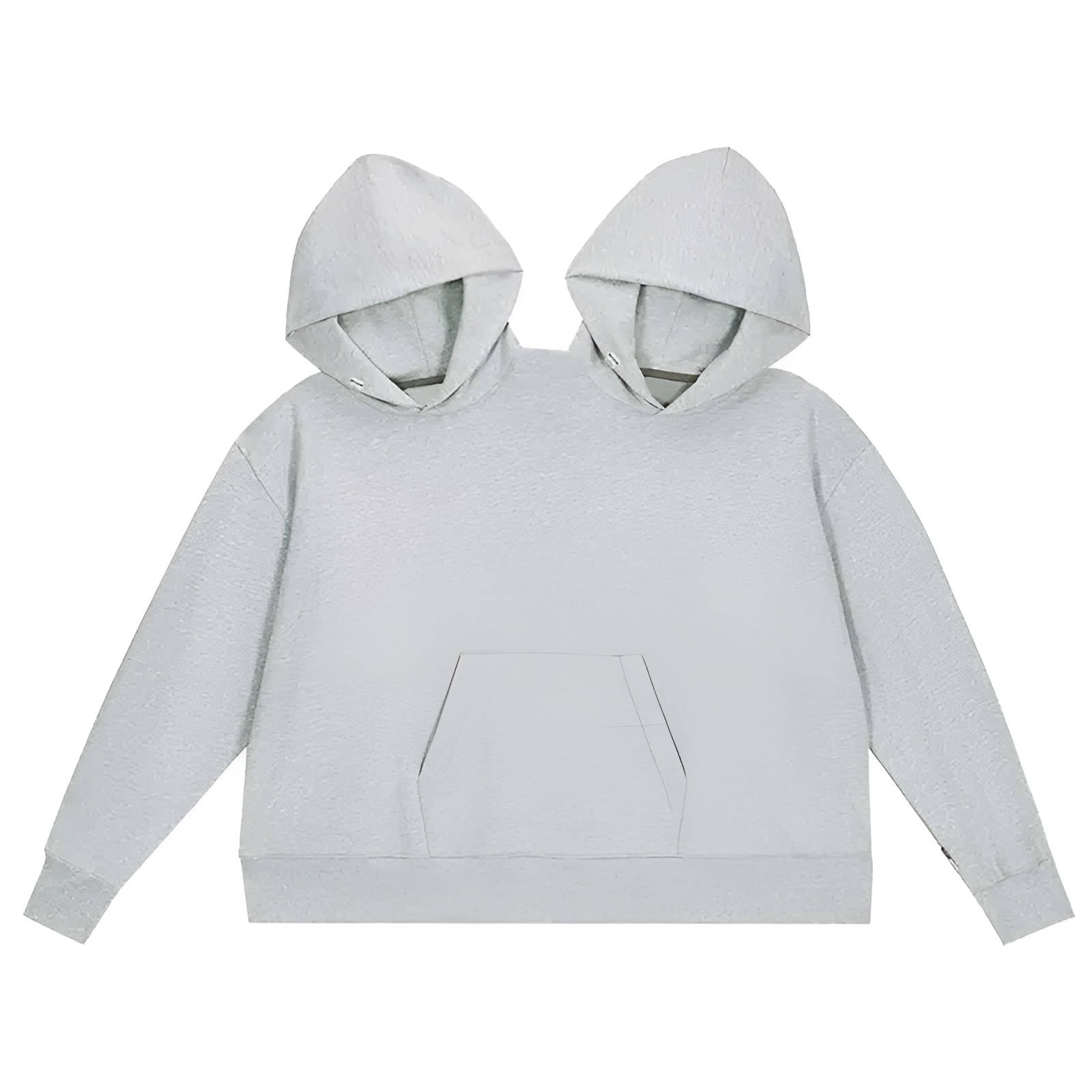 Oversized Double Hood Matching Sweatshirt