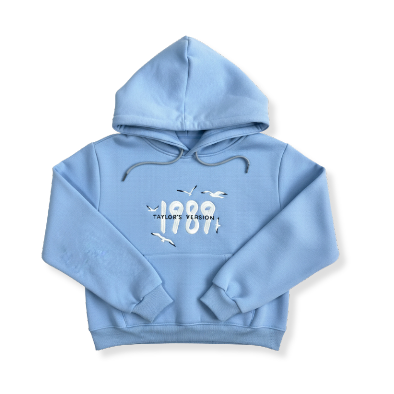 Taylor Version Seagull Design Embroidered Hoodie Sweatshirt