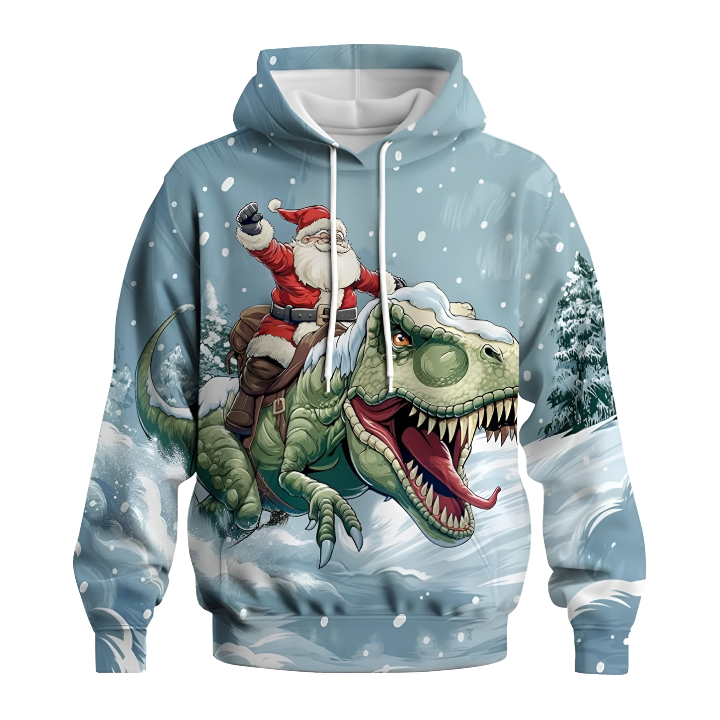 Funny Christmas Themed Pullover Hoodie