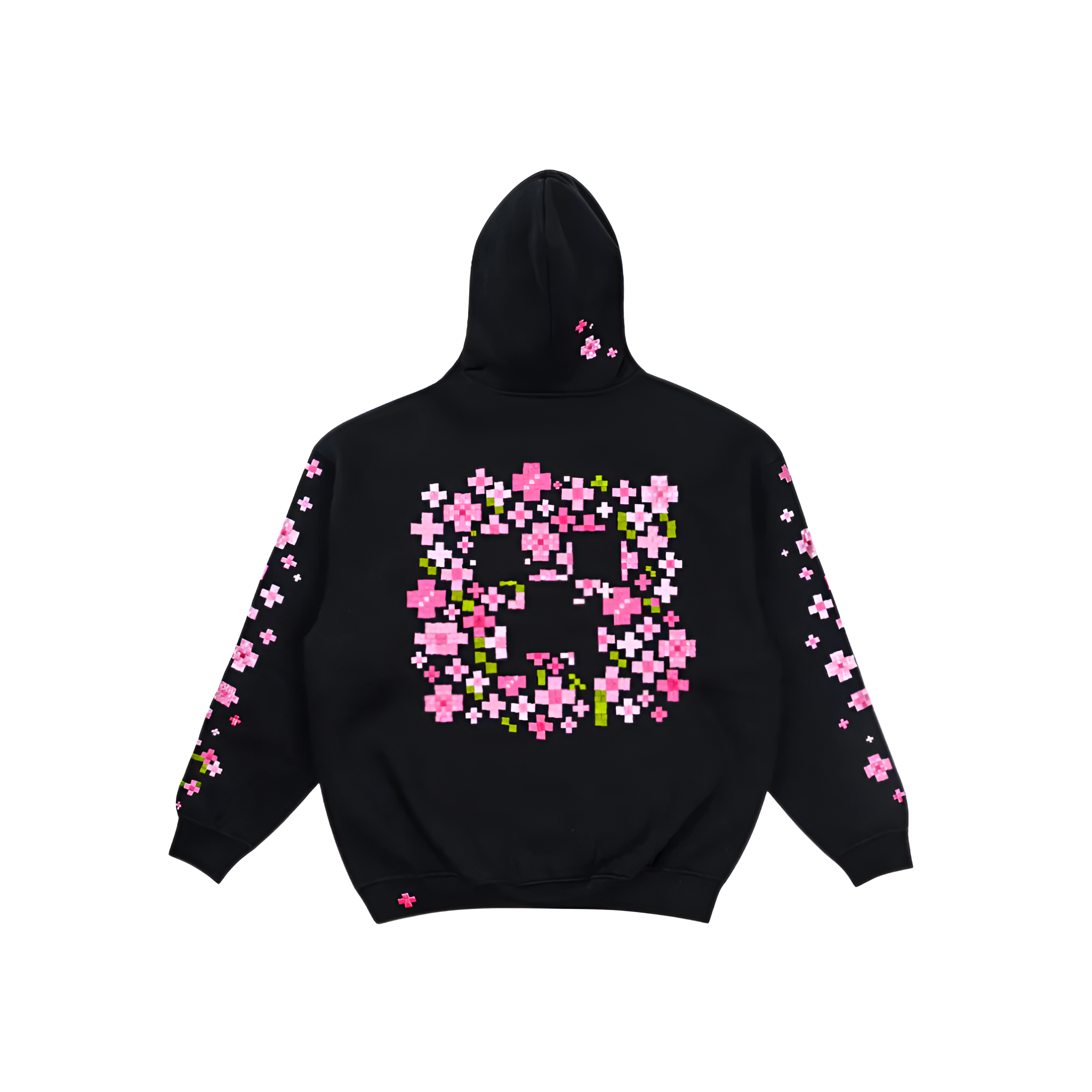 Pixel Bee Graphic Design Hoodie For Women