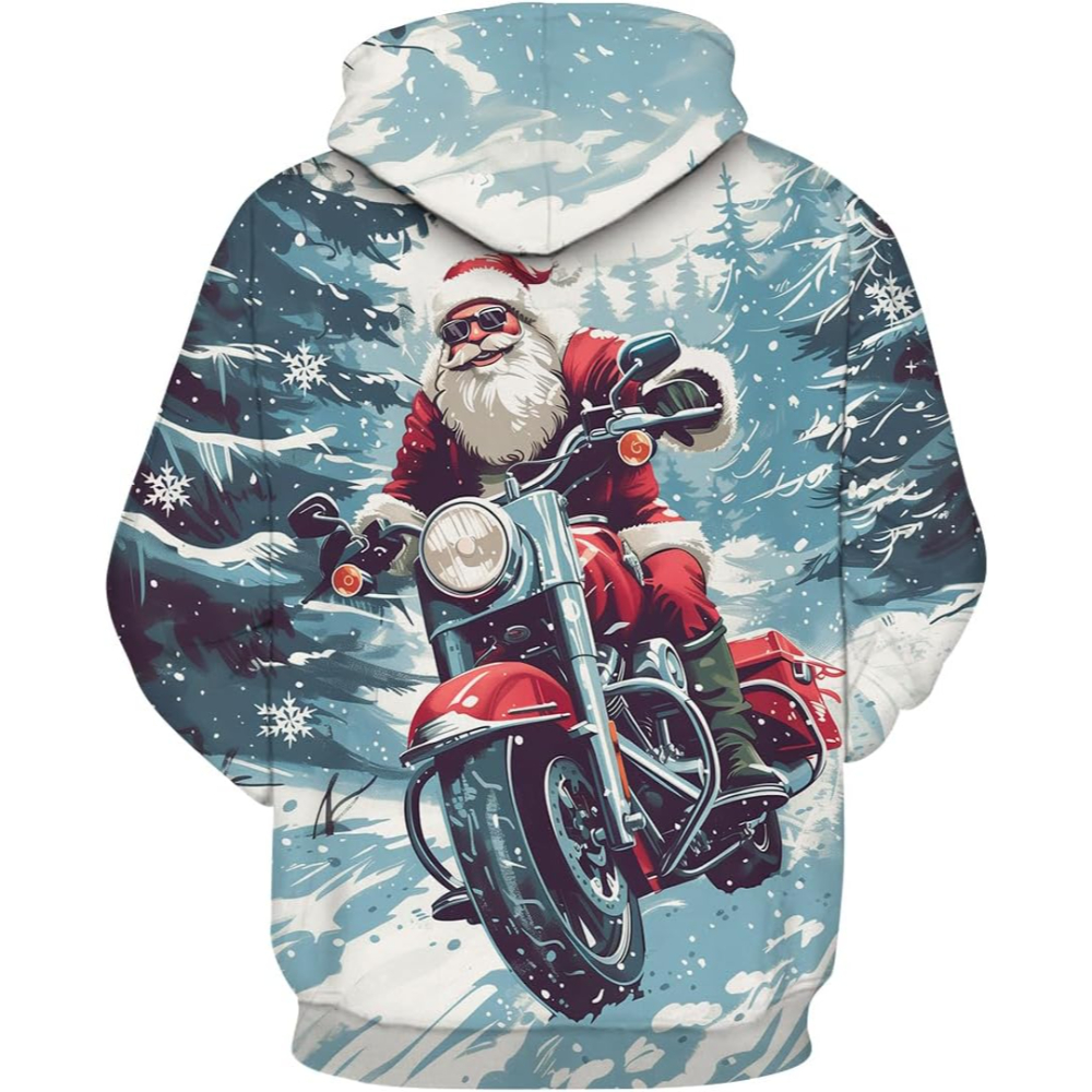 3D Funny Print Christmas Hoodie For Celebrations