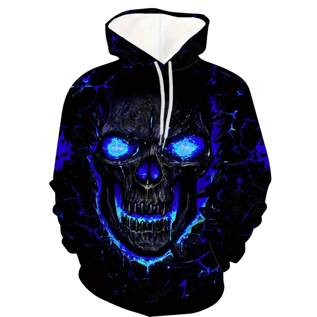 3D Graphic Stretch Digital Printing Hooded