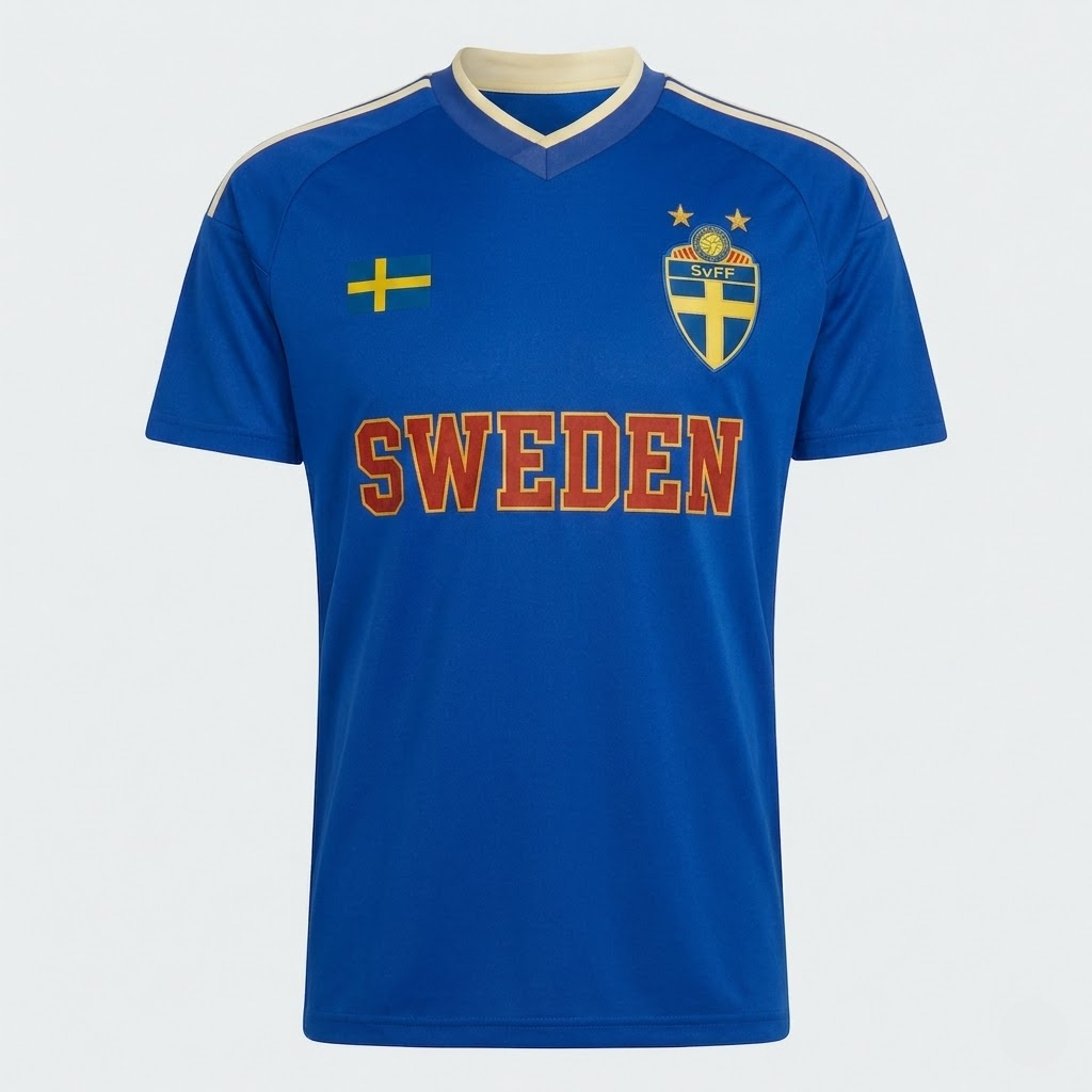 Sweden 2026 Home And Away Jersey For Women