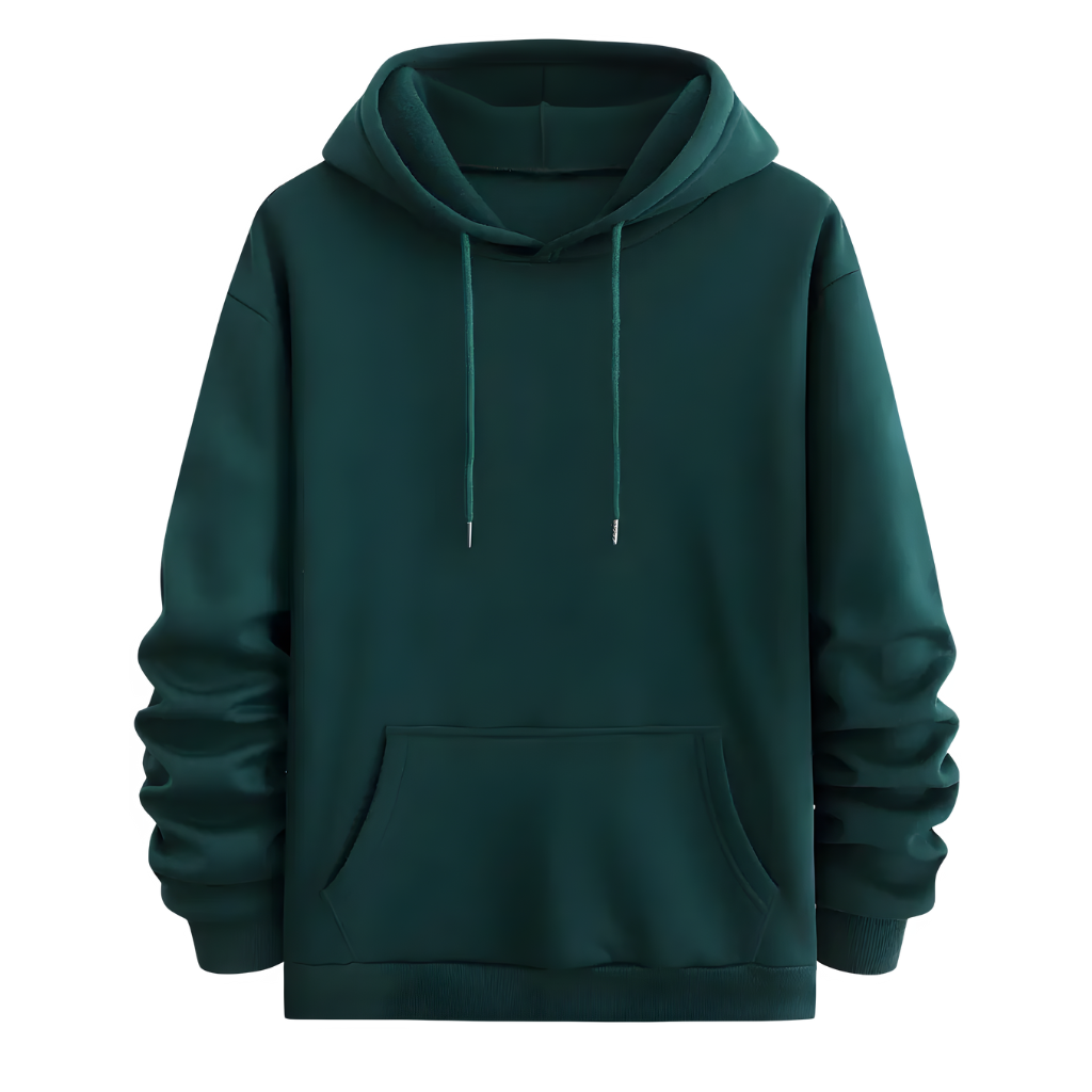  Men Dragon Pattern Print Hooded Sweatshirt