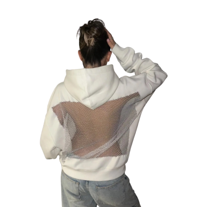 Backless Long Sleeve Hoodie For Women