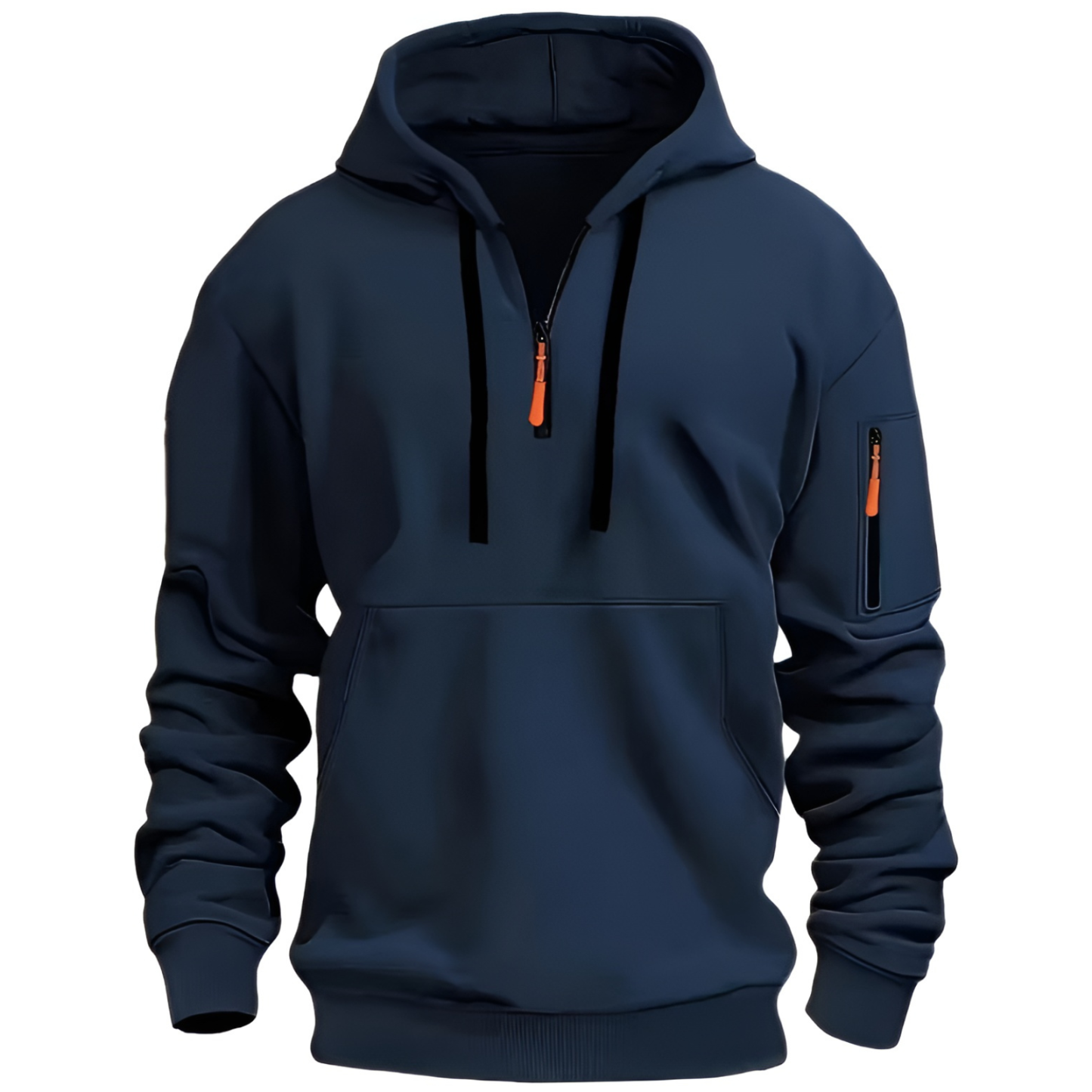 Men Autumn Winter Zip Up Hoodie