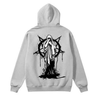 Casual Hoodie With Geometric Print