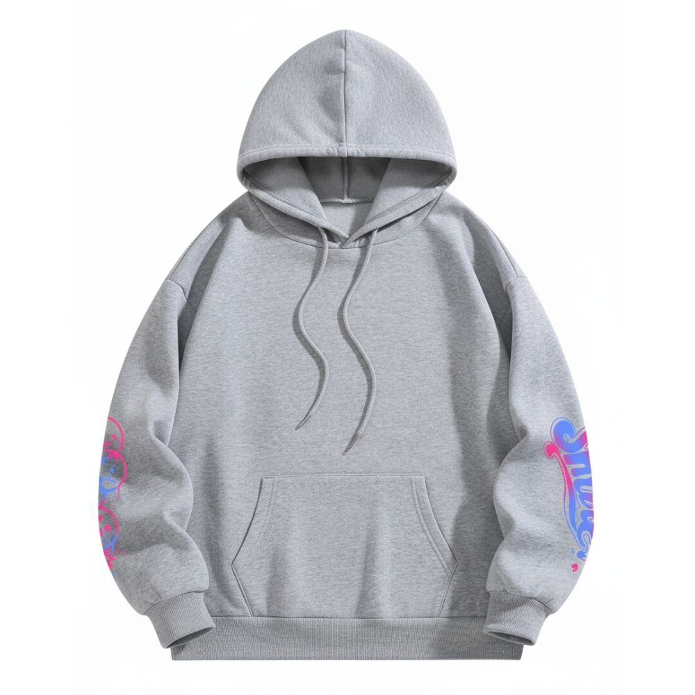 Women Happy Day Hoodie With Colorful Splash Smile Face