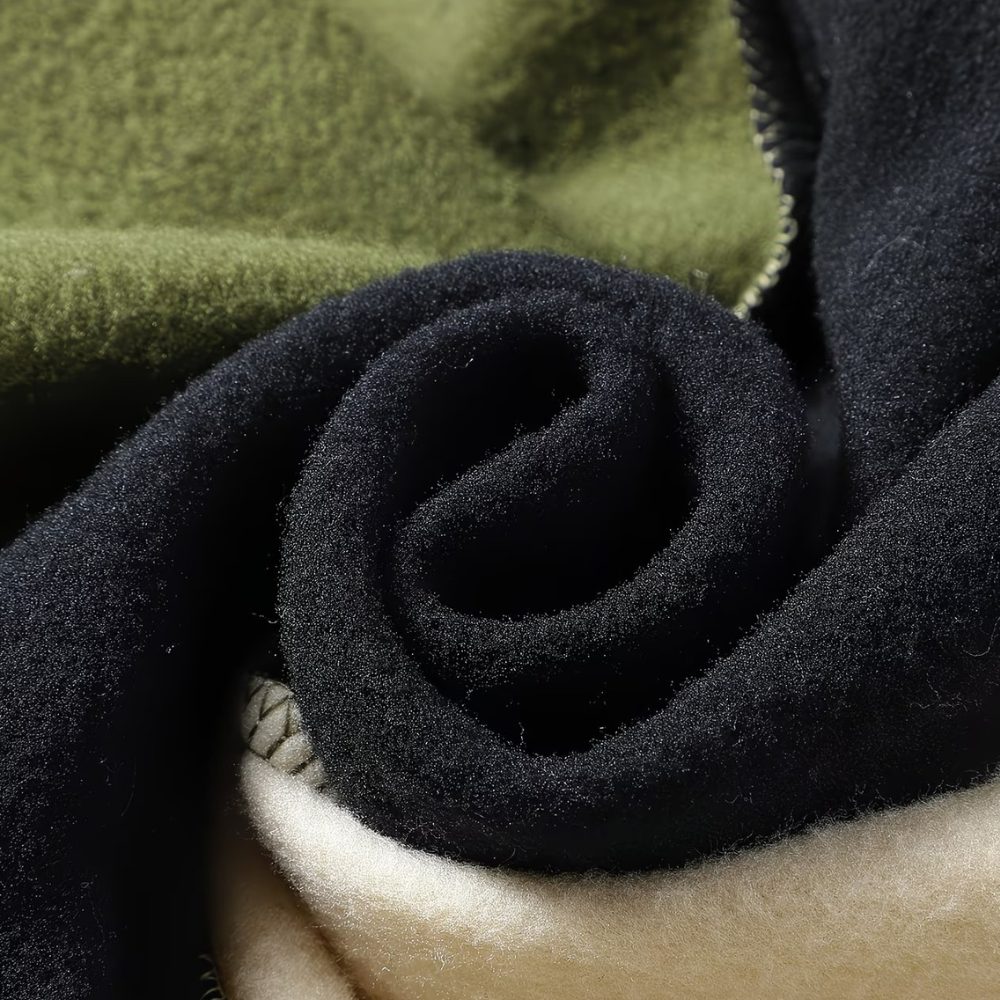 Casual Style Color Block Pullover Hoodie With Kangaroo Pocket