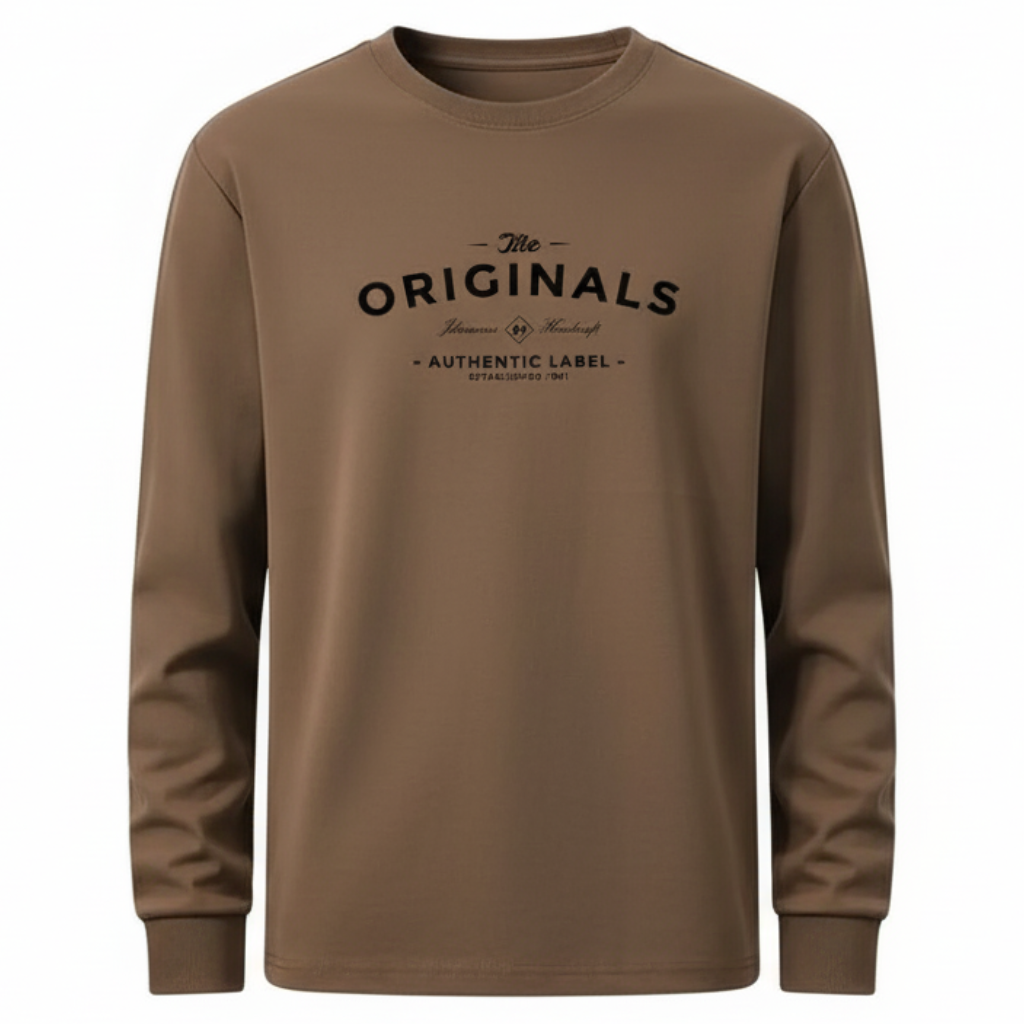 Men Casual Long Sleeve T Shirt