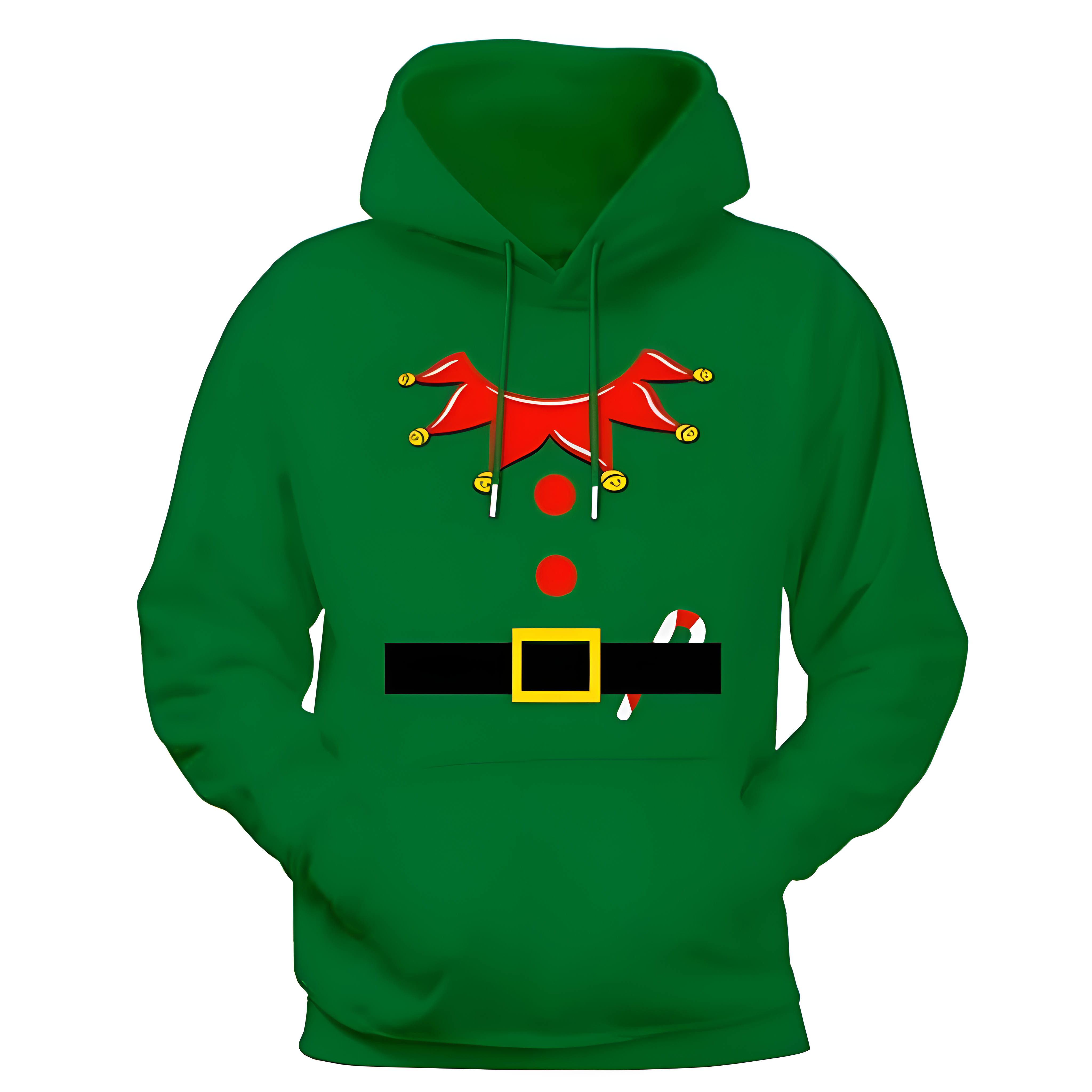 Funny Christmas Hooded Sweatshirt With Pockets