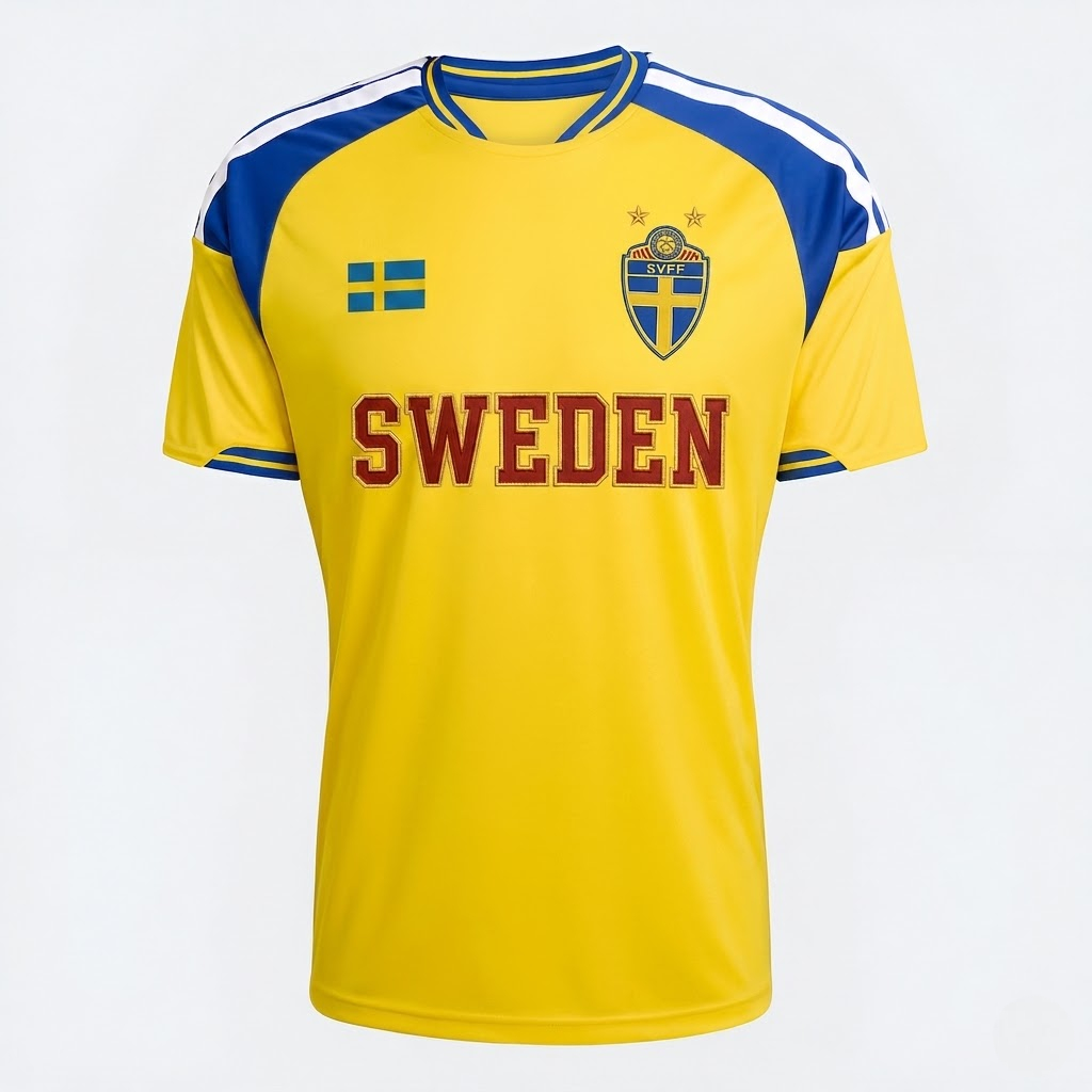Sweden 2026 Home And Away Jersey For Women