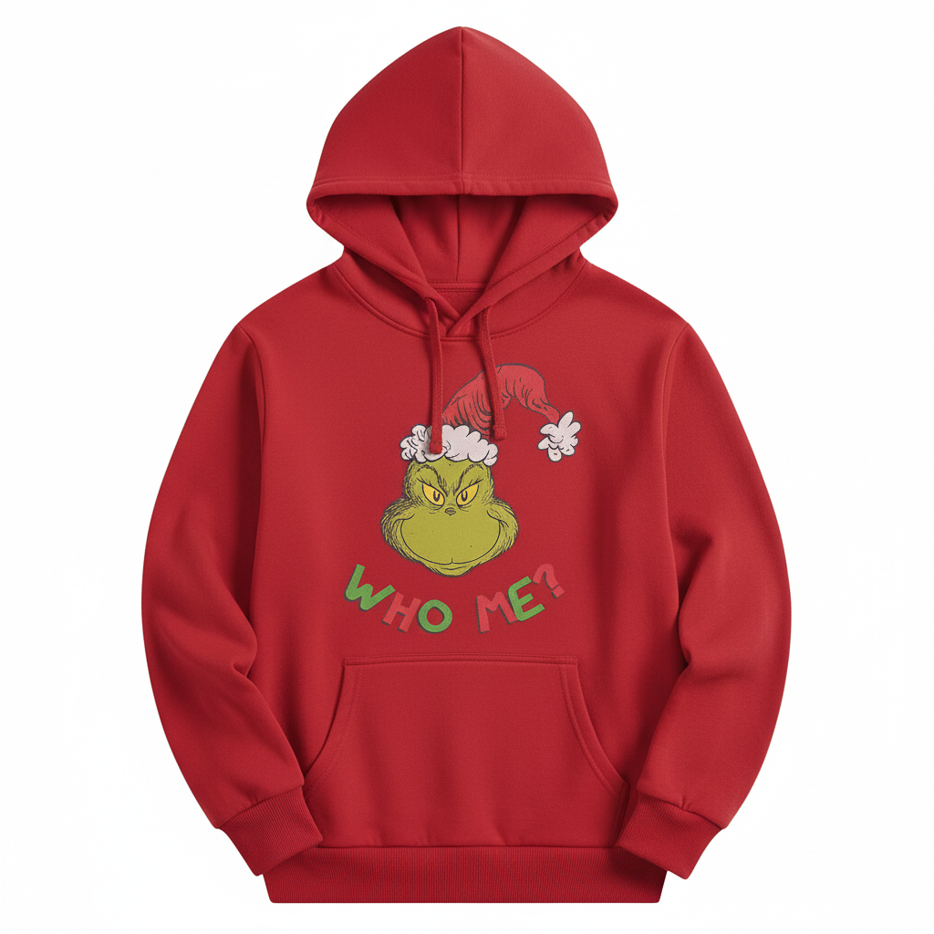 Funny Grinch Christmas Hoodie For Men
