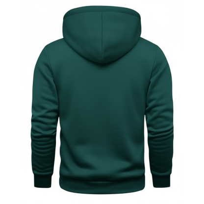 Milan Flag Inspired Geometric Print Hoodies For Couples