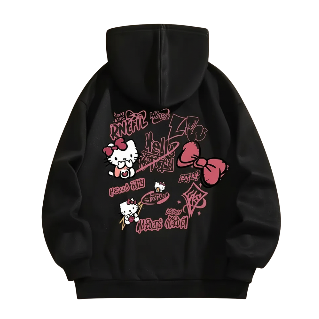 Women Graphic Hooded Sweatshirt
