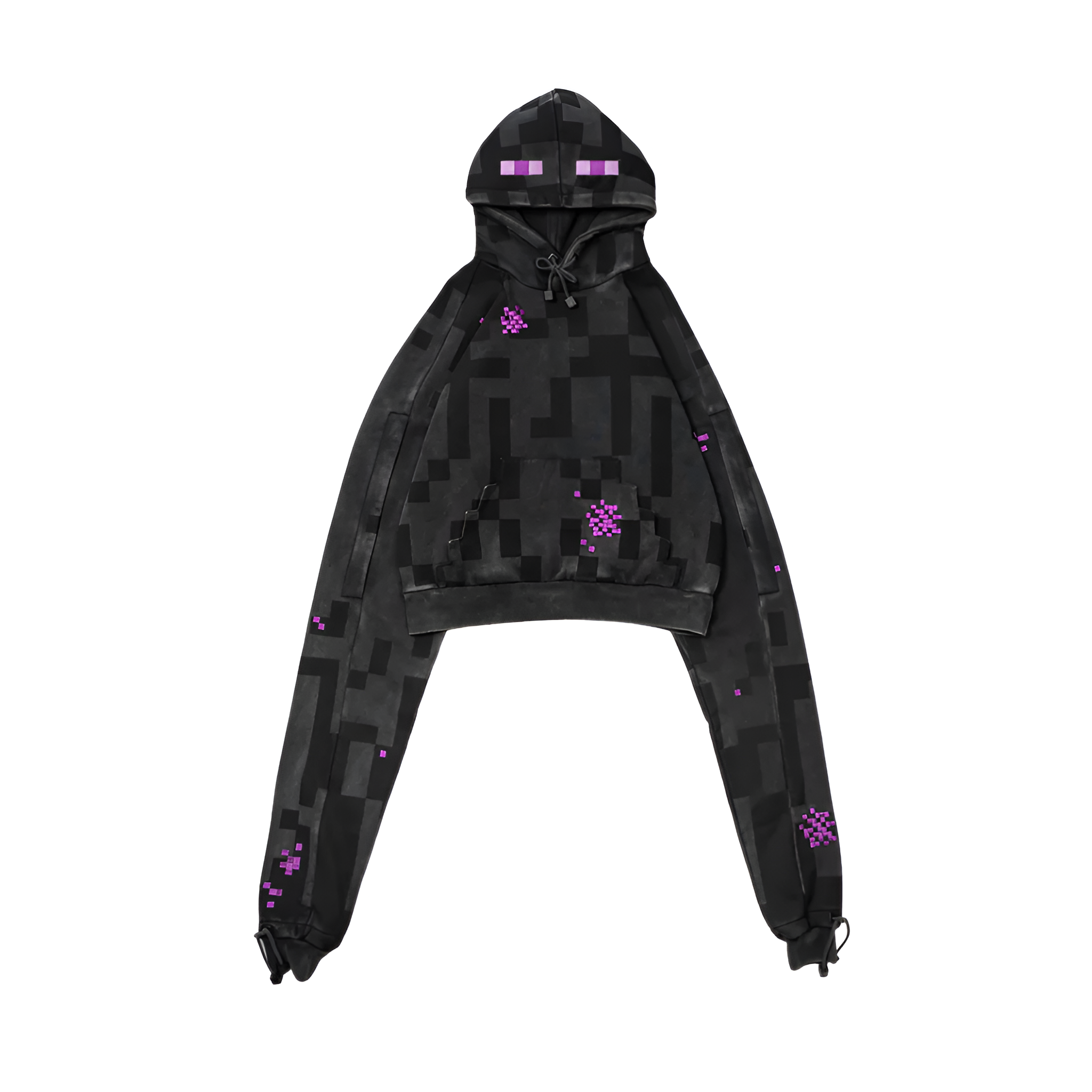 Pixel Bee Graphic Design Hoodie For Women