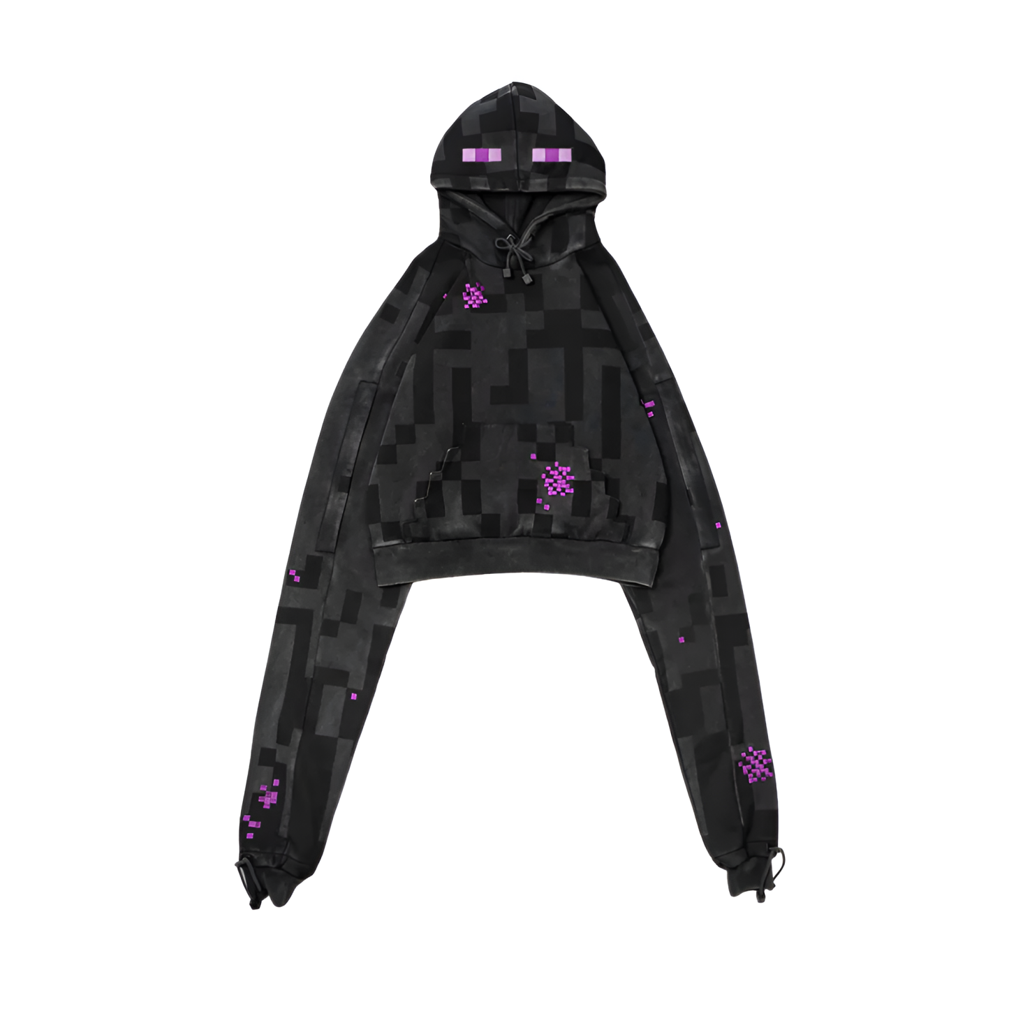Pixel Bee Graphic Design Hoodie For Women