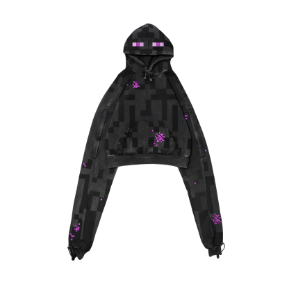 Pixel Bee Graphic Design Hoodie For Women