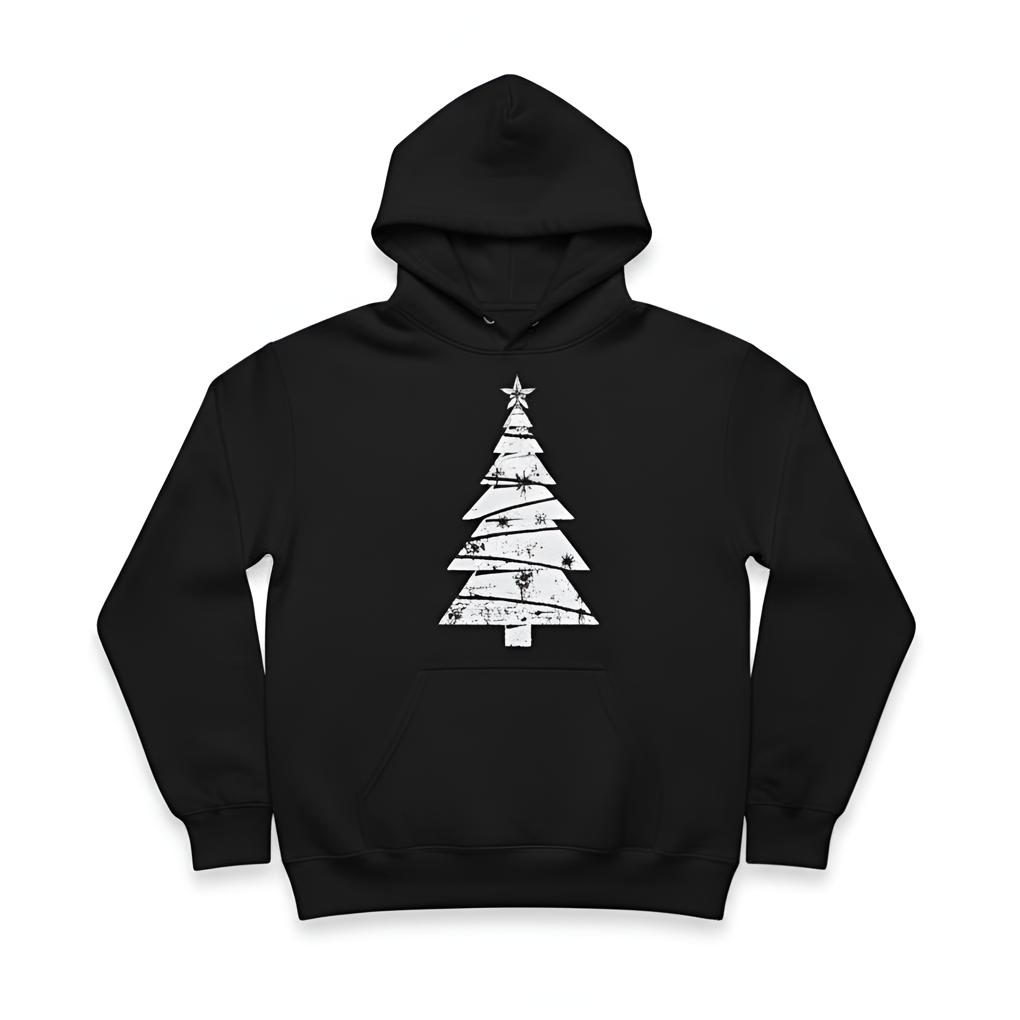 Christmas Snowflake Graphic Print Hoodie For Women