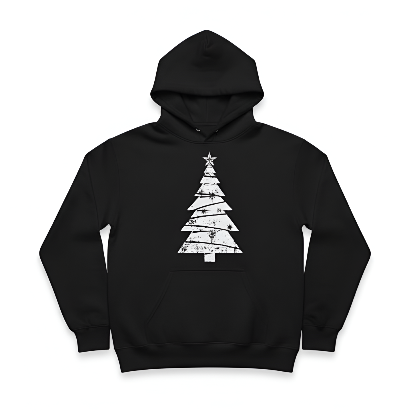 Christmas Snowflake Graphic Print Hoodie For Women