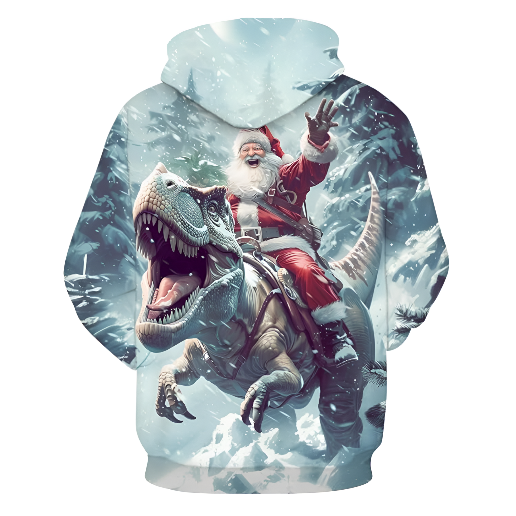 Funny Christmas Themed Pullover Hoodie