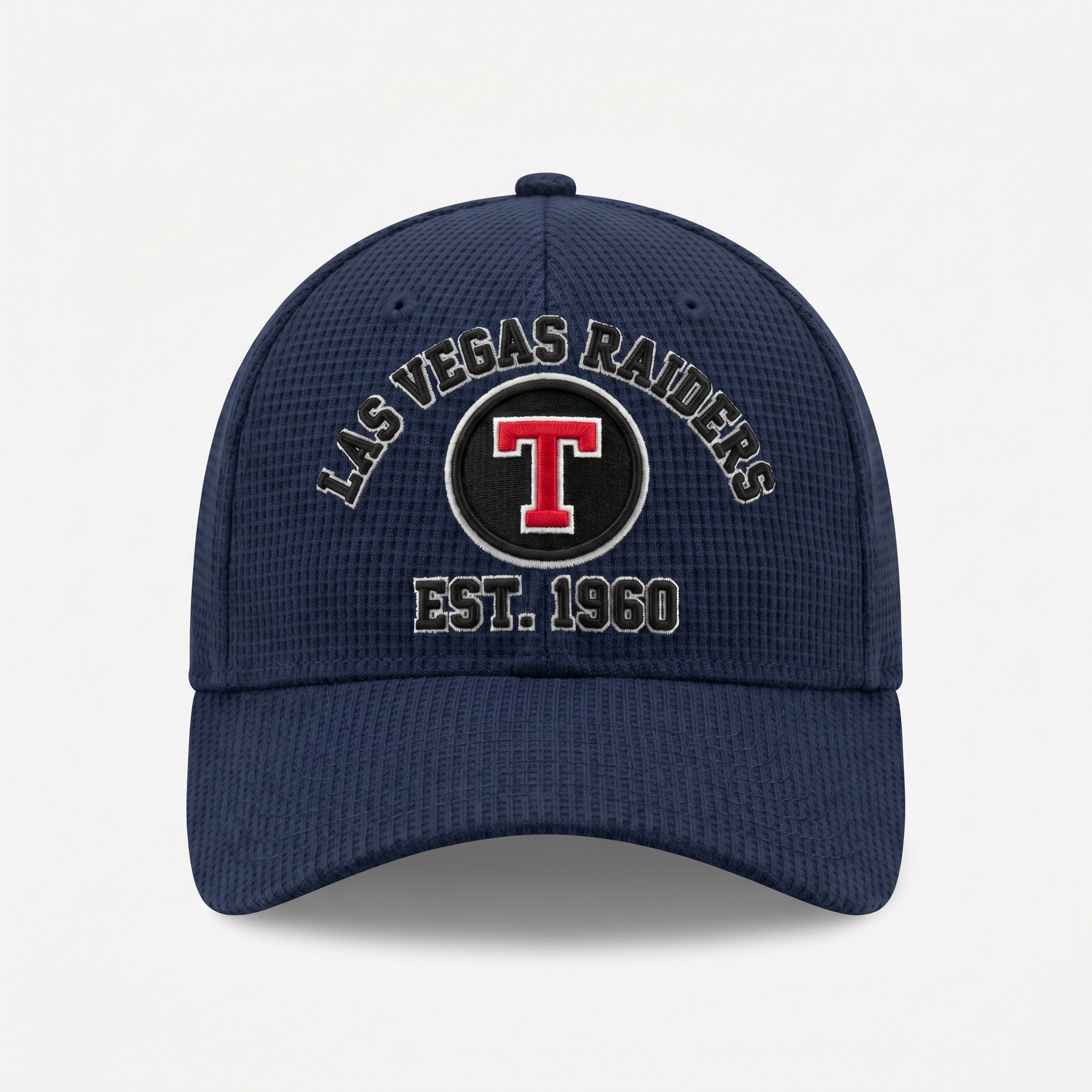 Las Vegas Raiders Waffle Knit Cap in Blue